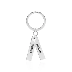 Histoire d'Or Porte Clefs Galmiere Acier Blanc* Autres Bijoux