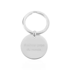 Histoire d'Or Porte Clefs Peg Acier Blanc