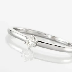 Histoire d'Or Solitaire  Natalia Platine Blanc Diamant* Bagues|Bagues Avec Pierre