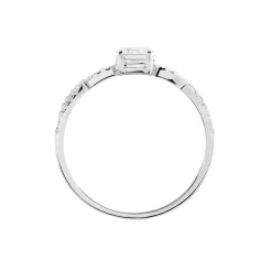 Histoire d'Or Solitaire Or Blanc Sevastiane Oxyde De Zirconium* Bagues|Bagues Avec Pierre